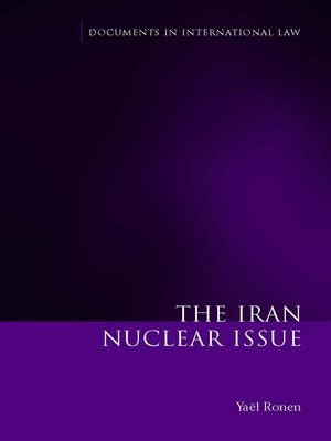 cover image of The Iran Nuclear Issue